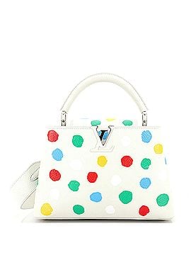 Louis Vuitton Capucines Bag Yayoi Kusama Painted Dots Taurillon Leather BB (view 1)