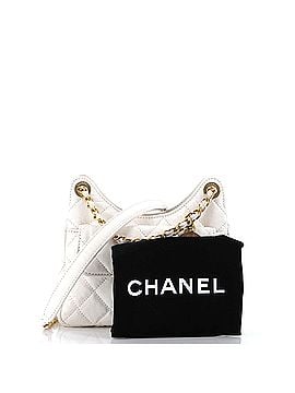 Chanel Wavy CC Hobo Quilted Crumpled Calfskin Small (view 2)