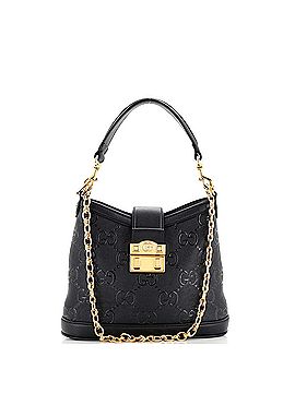 Gucci GG Padlock Shoulder Bag GG Embossed Leather Small (view 1)
