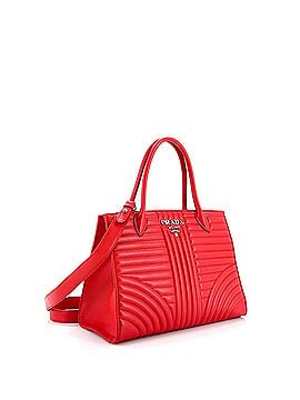 Prada Convertible Open Tote Diagramme Quilted Leather Medium (view 2)
