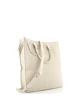 Louis Vuitton Sac Plat Bag Monogram Taurillon Leather (view 2)