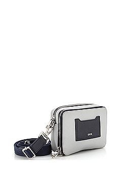 Christian Dior Double Zip Crossbody Pouch Leather (view 2)