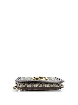 Gucci Blondie NM Chain Flap Bag GG Coated Canvas Small (view 2)