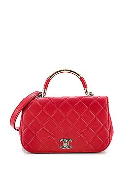 Chanel Carry Chic Flap Bag Quilted Lambskin Small (view 1)
