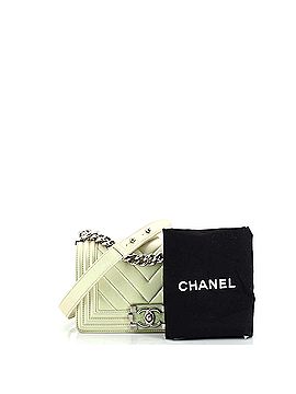 Chanel Boy Flap Bag Iridescent Chevron Lambskin Small (view 2)