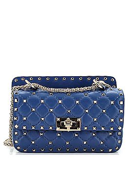 Valentino Garavani Rockstud Spike Flap Bag Quilted Leather Small (view 1)