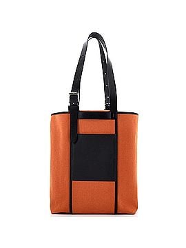 Hermès Etriviere Pocket Tote Toile and Leather 35 (view 1)