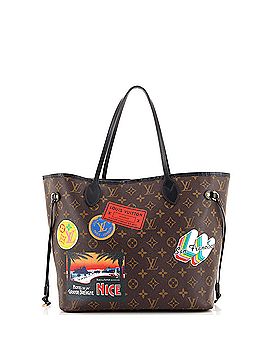 Louis Vuitton Neverfull NM Tote Limited Edition World Tour Monogram Canvas MM (view 1)