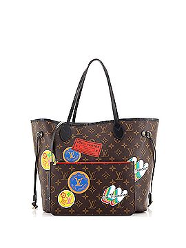 Louis Vuitton Neverfull NM Tote Limited Edition World Tour Monogram Canvas MM (view 2)