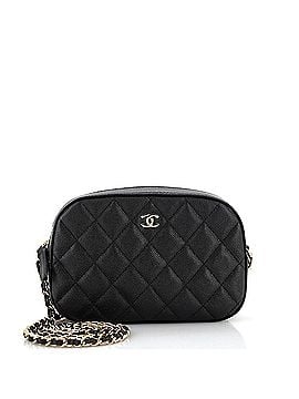 Chanel Zip Around Chain Camera Case Quilted Caviar Mini (view 1)