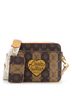 Louis Vuitton 100% Coatead Canvas Brown Nigo Trio Messenger Bag Limited Edition Stripes Monogram Canvas One Size - photo 1