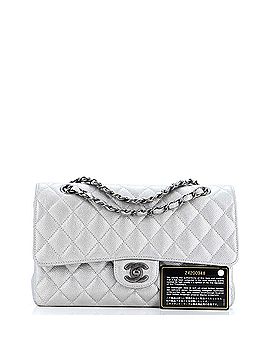 Chanel Classic Double Flap Bag Quilted Metallic Caviar Medium (view 2)