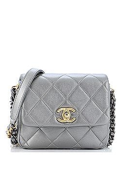 Chanel Side Note Flap Bag Quilted Lambskin Mini (view 1)