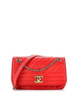 Chanel CC Flap Bag Diagonal Quilted Goatskin Small (view 1)