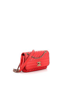Chanel CC Flap Bag Diagonal Quilted Goatskin Small (view 2)