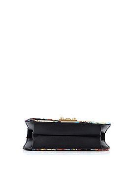 Christian Dior Peace and Love Dioraddict Flap Bag Embroidered and Beaded Leather Small (view 2)