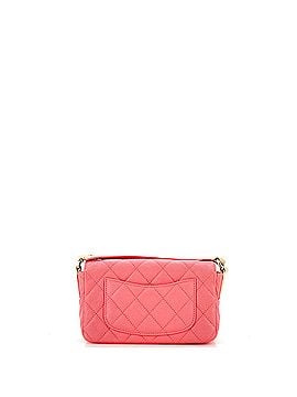 Chanel Buckle Strap CC Messenger Bag Quilted Caviar Small (view 2)