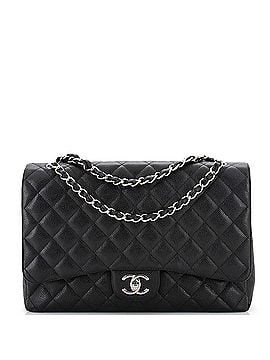 Chanel Classic Double Flap Bag Quilted Caviar Maxi (view 1)