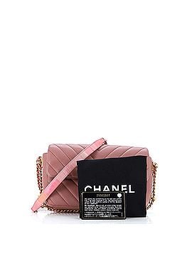 Chanel Chain Around CC Flap Bag Chevron Lambskin Mini (view 2)