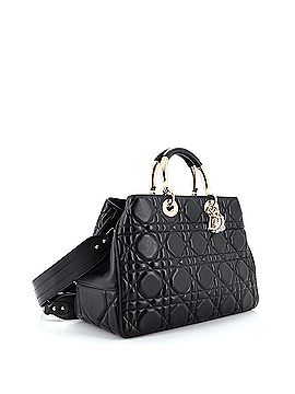 Christian Dior Lady 95.22 Bag Cannage Embossed Leather Large (view 2)