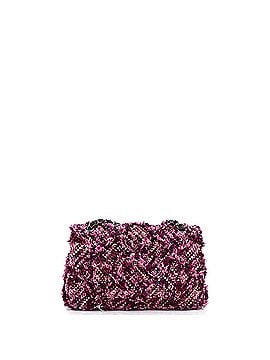 Chanel Classic Double Flap Bag Crystal Embellished Tweed Medium (view 2)