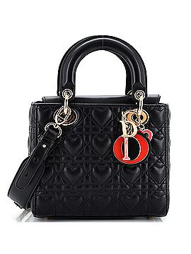 Christian Dior My ABCDior Lady Dior Bag Heart Cannage Quilt Lambskin (view 1)