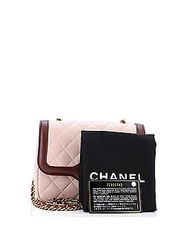 Chanel Two Tone Flap Bag Quilted Lambskin Mini (view 2)