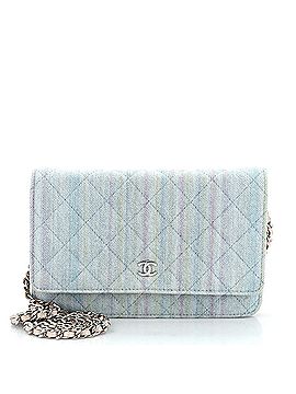 Chanel Wallet on Chain Quilted Denim (view 1)