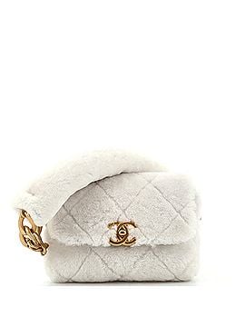 Chanel Padded Chain Shoulder Bag Quilted Shearling Mini (view 1)