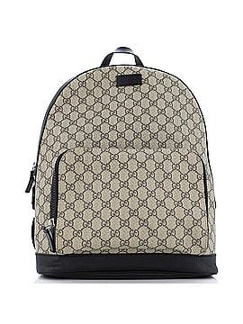 Gucci Zip Pocket Backpack GG Coated Canvas Medium (view 1)
