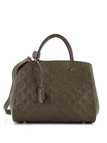 Montaigne handbag monogram empreinte leather online mm