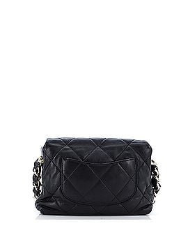 Chanel Logo Chain Strap Flap Bag Quilted Lambskin Small (view 2)