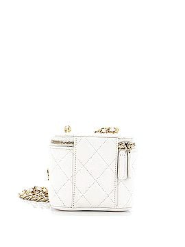 Chanel Coco Casino Vanity Case with Chain Quilted Caviar Mini (view 2)