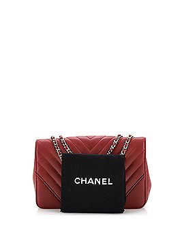 Chanel Statement Flap Bag Chevron Calfskin Small (view 2)