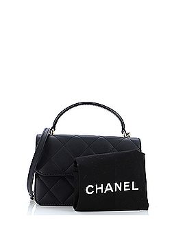 Chanel Coco Lady Top Handle Flap Bag Quilted Calfskin Small (view 2)