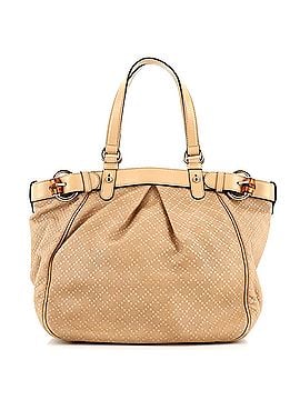 Gucci Belted Bamboo Tote Diamante Canvas with Leather Medium (view 1)
