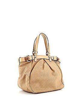 Gucci Belted Bamboo Tote Diamante Canvas with Leather Medium (view 2)
