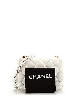 Chanel Lacquered Metal CC Flap Bag Quilted Lambskin Small (view 2)