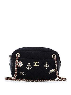 Chanel Paris-Hamburg Charms Camera Bag Quilted Wool and Lambskin Small (view 1)