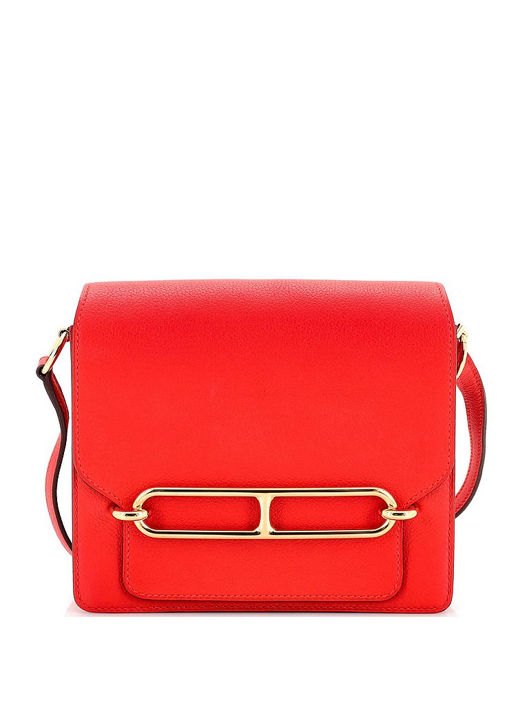 Red Roulis Hermès 100% Leather Red Roulis Bag Evercolor 18 One Size - 5% off | ThredUp