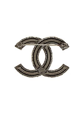 Chanel CC Logo Letter Brooch Metal (view 2)