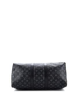 Louis Vuitton Keepall Bandouliere Bag Monogram Eclipse Canvas 45 (view 2)