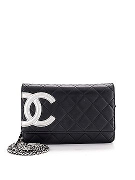 Chanel Cambon Wallet on Chain Quilted Leather (view 1)