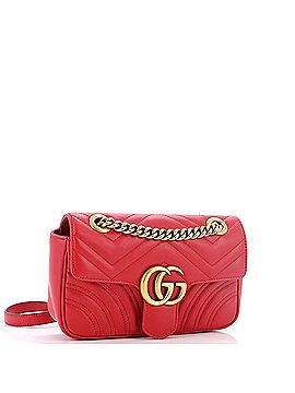 Gucci GG Marmont Flap Bag Matelasse Leather Mini (view 2)