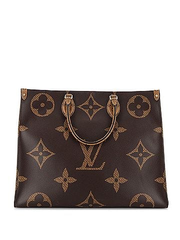 Louis vuitton onthego tote limited online edition reverse monogram giant gm