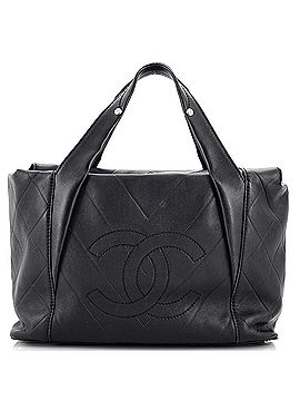 Chanel All Day Long Tote Chevron Leather Medium (view 1)