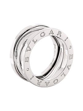 Bvlgari B.Zero1 Design Legend Zaha Hadid Three Band Ring 18K White Gold (view 2)