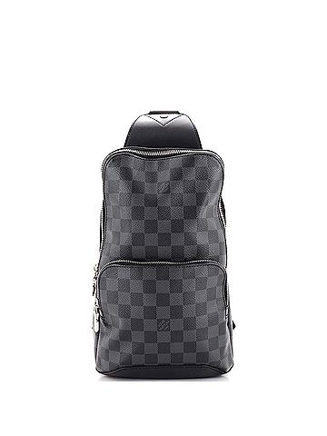 Louis vuitton avenue sling online bag damier graphite stores