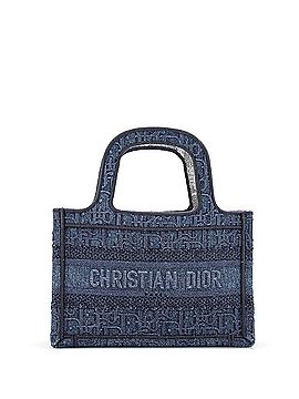 Christian Dior Book Tote Oblique Denim Mini (view 1)