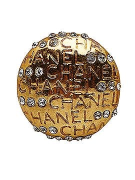 Chanel Rhinestone CC Clip On Earrings (view 2)